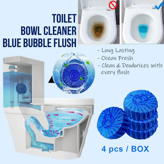 Automatic Toilet Bowl Cleaner Tablets – Long Lasting Deodorizer & Freshener