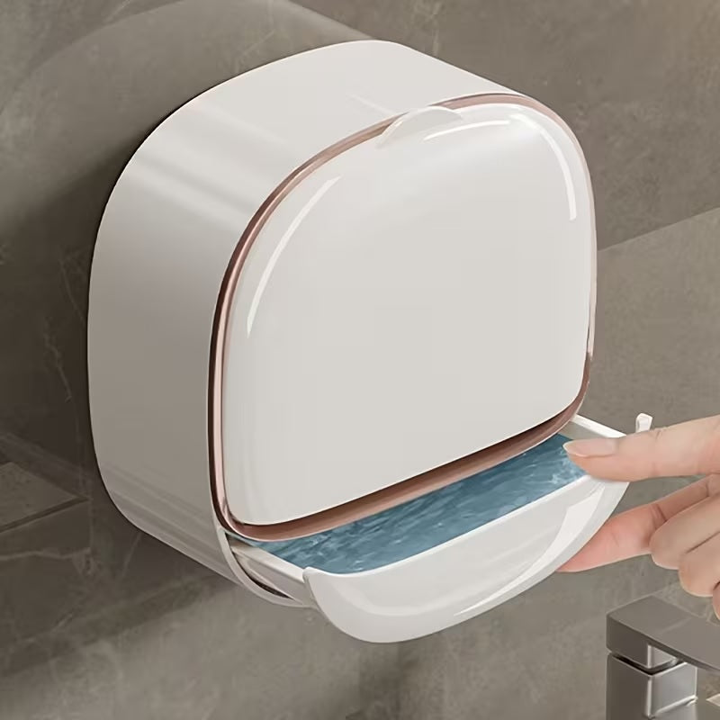 Waterproof Soap Case with Drain Box
