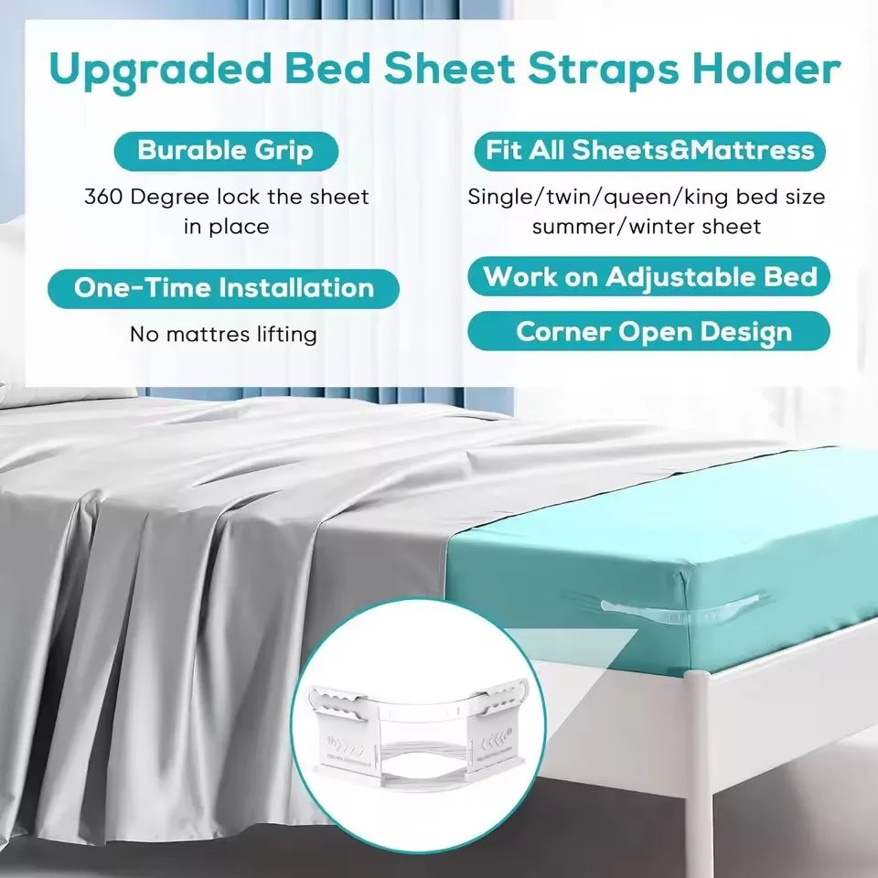 Bed Sheet Grippers Clips