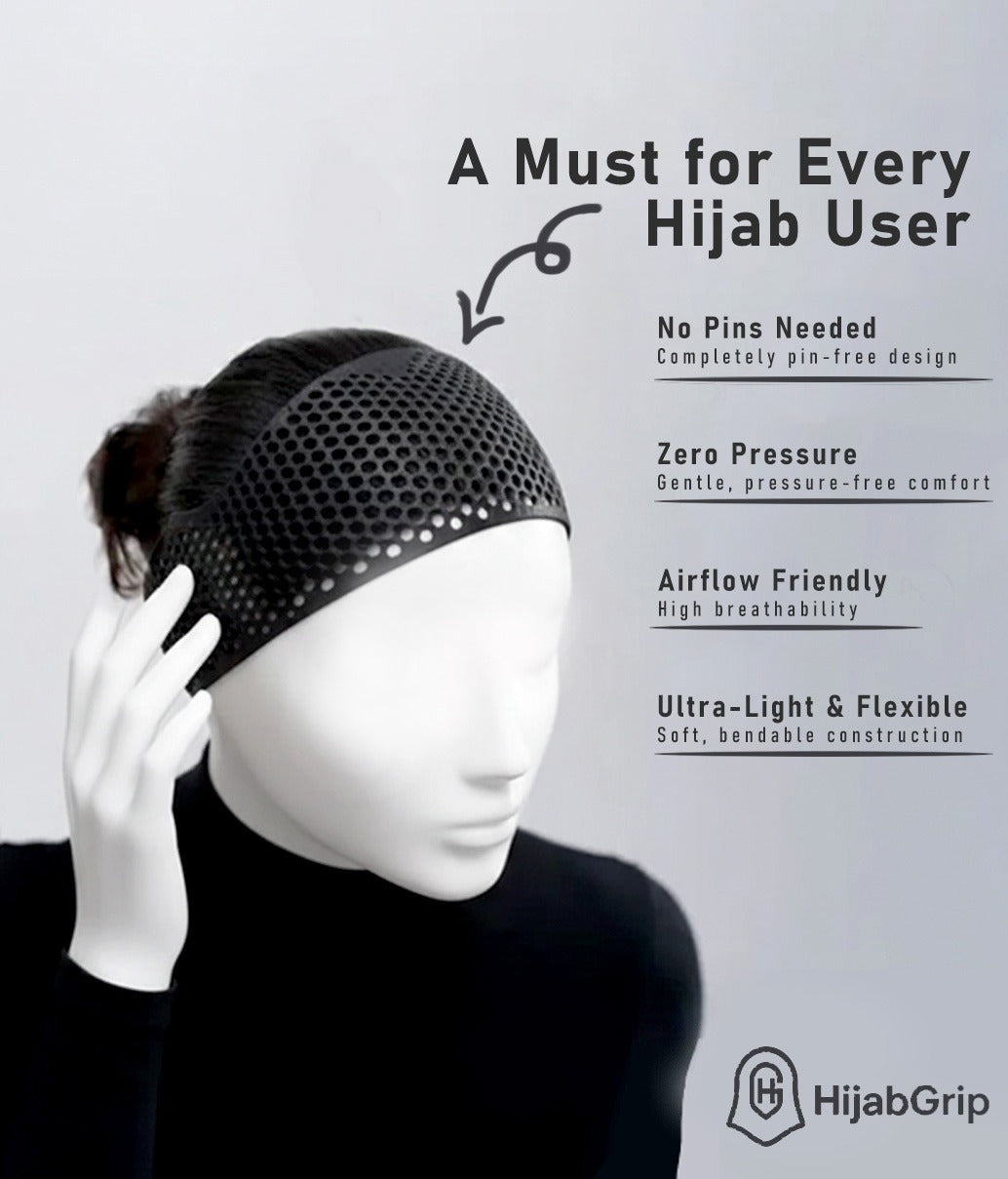 Hijab Grip Rubber Crown