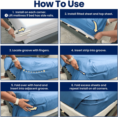 Bed Sheet Grippers Clips