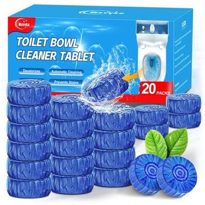 Automatic Toilet Bowl Cleaner Tablets – Long Lasting Deodorizer & Freshener